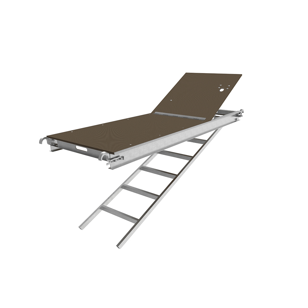 BKT28 scaffolding planks and platforms aluminum platform with hatch and ladder